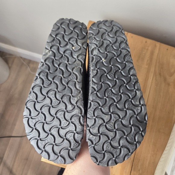 Birkenstock Papillio Arizona sandal Metallic Stones Black Womens Sz 38 - Picture 13 of 13